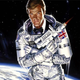 Roger Moore as James Bond in Moonraker.